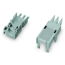 Snap-On Type Strain Relief Housing, Strain Relief Support And Housing 4-Pole Gray