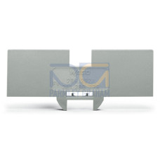 Step-down cover plate, 1 mm thick, for 4-conductor 280-633 terminal blocks, orange