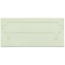 Separator plate, 2 mm thick, oversized, light gray