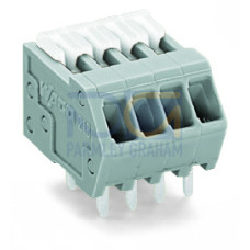 PCB terminal block, Locking slides, 0.5 mm&sup2;, blue