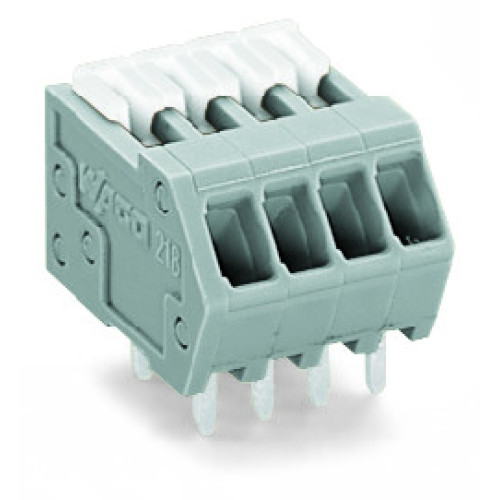 PCB terminal block, Locking slides, 0.5 mm&sup2;, blue