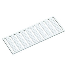 WSB Quick Marking System, Plain For Terminal Block Width 5 - 17.5 mm White