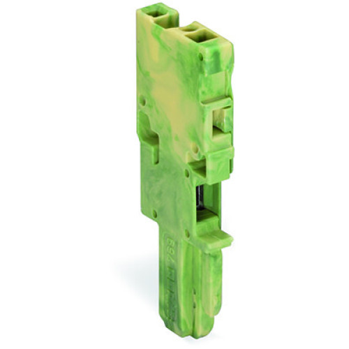 1-conductor female connector, CAGE CLAMP&reg;, 4 mm&sup2;, green-yellow