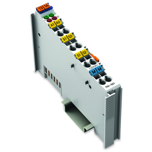 2-channel analog output, 0/4  20 mA, 16 bits, light gray