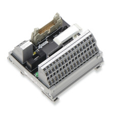 Male Header, Straight Solder Pins, 16 Channels With Integrated Status I 20-Pole Male Connector According To