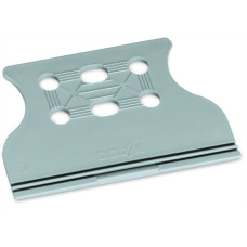Strain relief plate, for female and male connectors, 1 part, gray