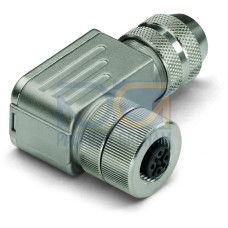 Accessories, M12 socket, right angle, 5-pole