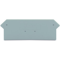 End And Intermediate Plate, 2.5 mm Thick Gray