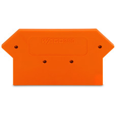 End And Intermediate Plate, 2.5 mm Thick Orange