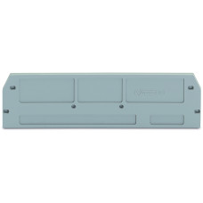 End And Intermediate Plate, 2.5 mm Thick Gray