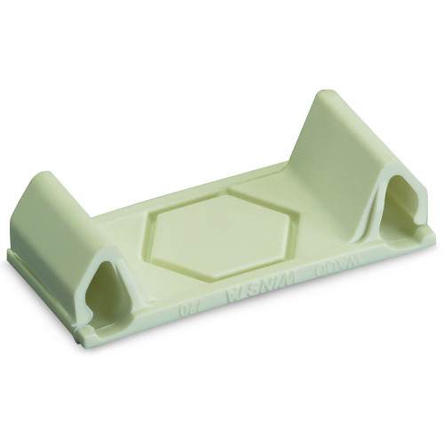 Lockout cap, 3-pole, for cutouts, white