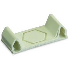 Lockout cap, 3-pole, for cutouts, Plastic, white
