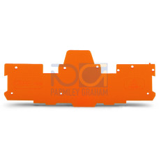 Separator plate, 1.1 mm thick, oversized, orange