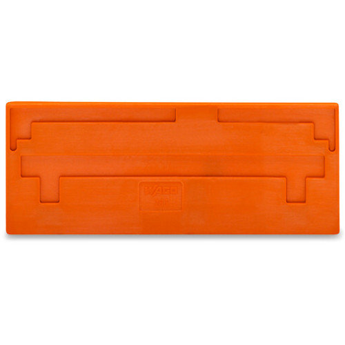 Separator plate, 2 mm thick, oversized, orange