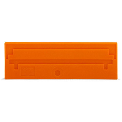 Separator plate, 2 mm thick, oversized, orange