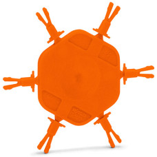 Carrier with 6 coding pins, for coding of female plugs, orange