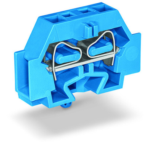 2-conductor terminal block, without push-buttons, suitable for Ex i applications, blue