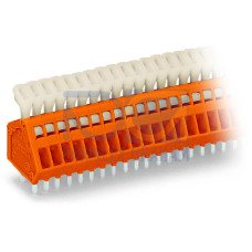 PCB terminal block, push-button, 0.5 mm&sup2;, orange
