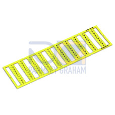 WMB marking card, as card, MARKED, yellow