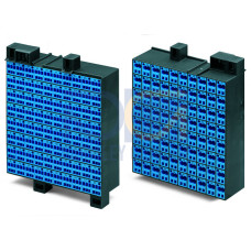 Matrix patchboard, 80-pole, Marking 1-80, blue/dark gray