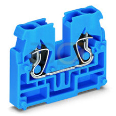 2-conductor terminal block, without push-buttons, suitable for Ex i applications, blue