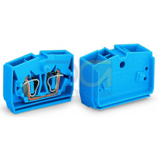 4-conductor end terminal block, without push-buttons, suitable for Ex i applications, blue