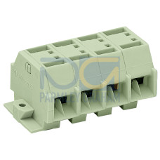 4-conductor terminal strip, without push-buttons, suitable for Ex e II applications, light gray