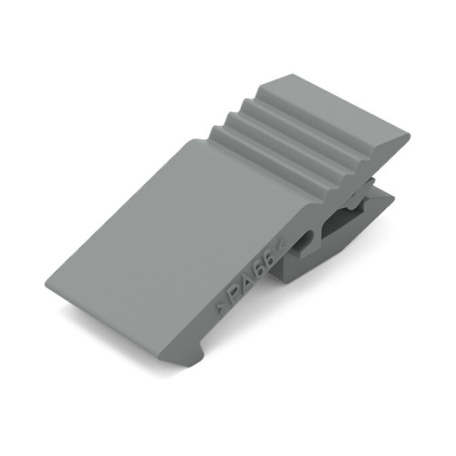 Locking lever, for female connectors, 1 part, gray