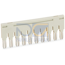 Jumper, 10-way, insulated, light gray