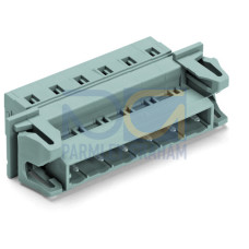 1-conductor male connector, CAGE CLAMP&reg;, 2.5 mm&sup2;, gray