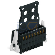 1-conductor female connector, 2-row, CAGE CLAMP&reg;, 1.5 mm&sup2;, black