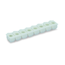 Insulation stop, 0.08 - 0.2 mm "s" (0.14 mm "f-st"), 8 pieces/strip, light gray