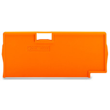 Seperator plate, 2 mm thick, oversized, orange