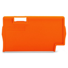 Seperator plate, 2 mm thick, oversized, orange