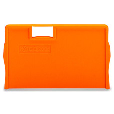 Seperator plate, 2 mm thick, oversized, orange