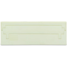 Separator plate, 2 mm thick, oversized, light gray