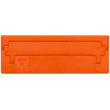 Separator Plate, 2 mm Thick Oversized Orange