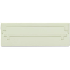 Separator plate, 2 mm thick, oversized, light gray