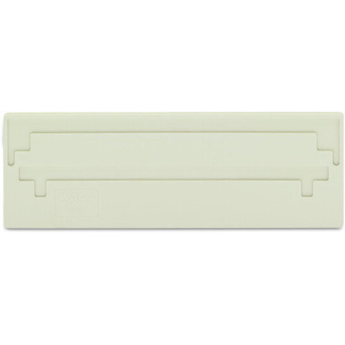 Separator plate, 2 mm thick, oversized, light gray