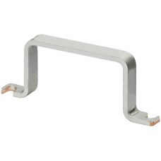 U-shaped busbar, Cu 10 mm x 3 mm, for 5 I/O, suitable for 750 Series I/O modules, silver-colored
