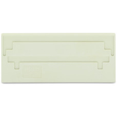 Separator plate, 2 mm thick, oversized, light gray