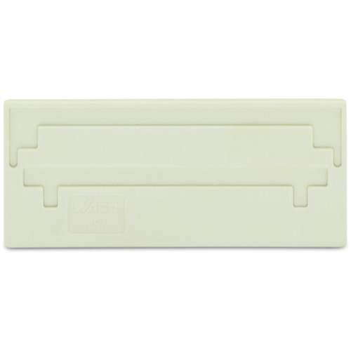 Separator plate, 2 mm thick, oversized, light gray