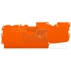 End and intermediate plate, 1 mm thick, orange