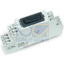 Switching module, with changeover rocker switch, Switching voltage: 250 VAC