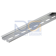 Steel Carrier Rail, 35 X 7.5 mm 1 mm Thick