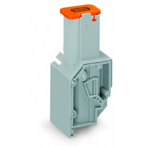 Transformer fuse terminal block, for fuse 6.35 x 32 mm, CAGE CLAMP&reg; connection for conductors, gray