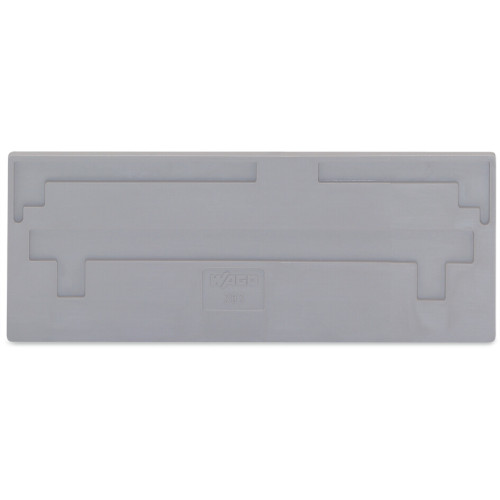 Separator plate, 2 mm thick, oversized, gray