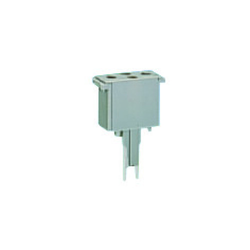 Empty component plug housing, gray