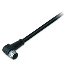 Sensor/Actuator cable, M12A socket,  angled, 5-pole