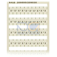 WSB marking card, as card, MARKED, white
